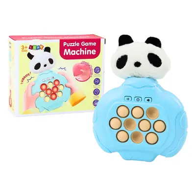 mamido Hra Pop-It Panda plyšová herní konzole obratnost vibrace smyslová