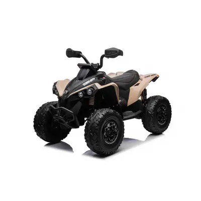 mamido Dětská elektrická čtyřkolka Maverick ATV 2x200W béžová