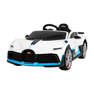 mamido Dětské elektrické autíčko Bugatti Divo bílé