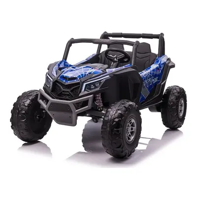 mamido Dětské elektrické auto Buggy UTV-MX 4x4 LCD MP4 Spider lakované modré