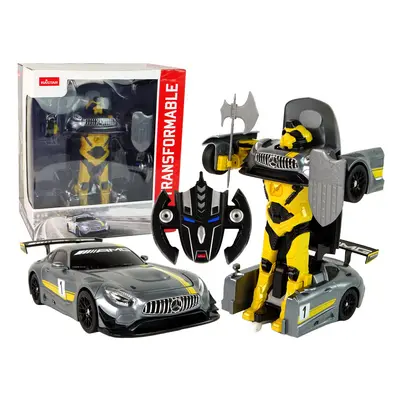 Mamido RASTAR Auto Robot Transformers 2v1 na dálkové ovládání RC Mercedes Rastar 1:14