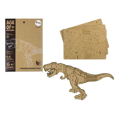 mamido Dřevěné 3D puzzle Tyranosaurus Rex 22 dílků