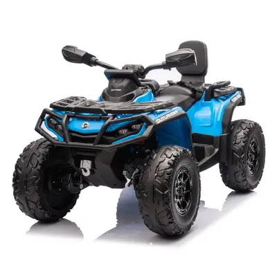 mamido Dětská elektrická čtyřkolka Can-Am Outlander ATV 4x200W modrá