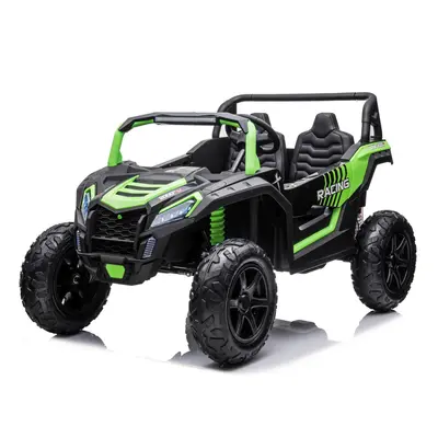 mamido Elektrické autíčko Buggy UTV Strong 24V nafukovací kola zelené