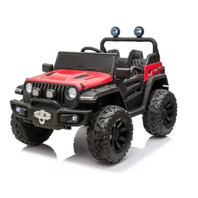 mamido Dětské elektrické auto Jeep Off Road 4x4 červené