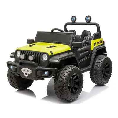 mamido Dětské elektrické auto Jeep Off Road 4x4 zelené