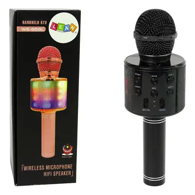 mamido Bezdrátový karaoke mikrofon WS-858 černý