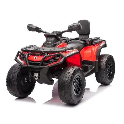 mamido Dětská elektrická čtyřkolka Can-Am Outlander ATV 4x200W červená