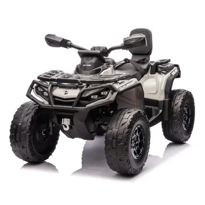 mamido Dětská elektrická čtyřkolka Can-Am Outlander ATV 4x200W šedá