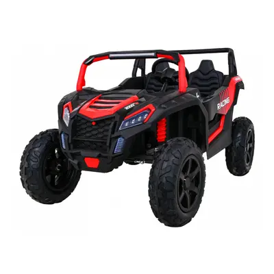 mamido Dětské elektrické autíčko Buggy UTV Strong 24V nafukovací kola červené