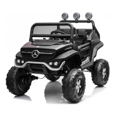 mamido Dětské elektrické autíčko Buggy Mercedes-Benz Unimog 4x4 černé