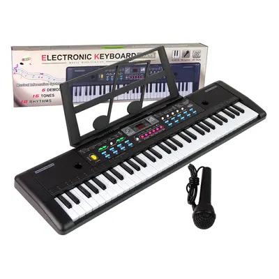 mamido Keyboard MQ-6112 s mikrofonem a držákem na noty