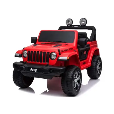 mamido Elektrické autíčko Jeep Wrangler Rubicon 4x4 červené SLOŽENO