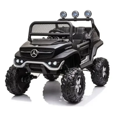 mamido Dětské elektrické autíčko Mercedes-Benz Unimog S 4x4 černé