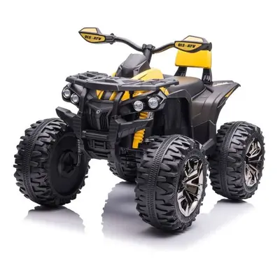 mamido Dětská elektrická čtyřkolka ATV Power 4x4 žlutá