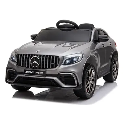 mamido Dětské elektrické autíčko Mercedes-Benz GLC 63S 4x4 lakované stříbrné