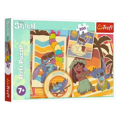 TREFL Puzzle Hudební svět Lilo a Stitch 200 dílků Trefl