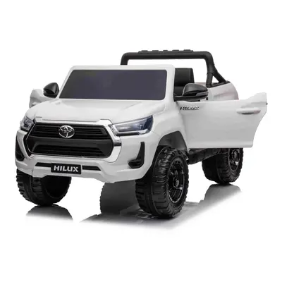 mamido Elektrické autíčko Toyota Hilux bílé