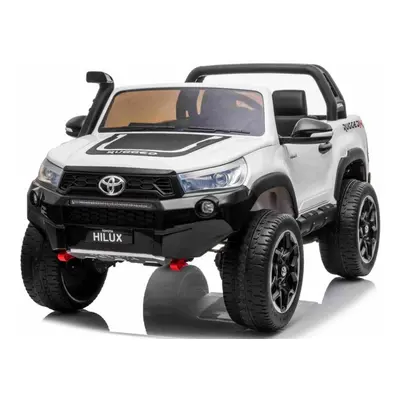 mamido Dětské elektrické autíčko Toyota Hilux 4x4 bílé