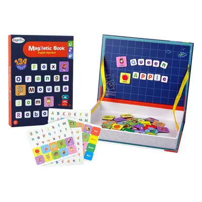 mamido Vzdělávací magnetické puzzle v knize Anglická abeceda