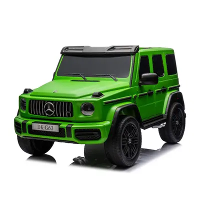 Mamido Mamido Elektrické autíčko Mercedes G63 AMG 2x24V 4x200W XXL lakované zelené