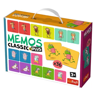 mamido Hra Memos Classic a Plus Pohyb a zvuk se zvířaty