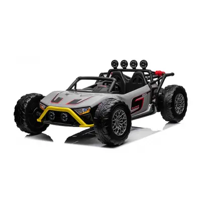 mamido Elektrické autíčko Buggy Racing 2x200W šedé