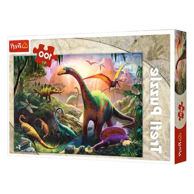 mamido Puzzle Svět dinosaurů 100 dílků Trefl 16277