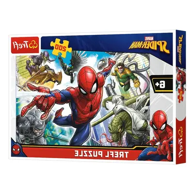 mamido Puzzle 200 dílků Disney Marvel Spiderman Trefl 13235 Zrozený hrdina