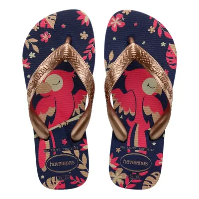 Havaianas dívčí žabky 4146823-1754 Navy Blue/Rose Gold