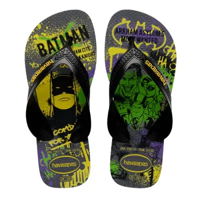 Havaianas chlapecké žabky Marvel Batman 4130302 6808 Steel Grey/Black