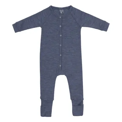 Smallstuff dětský vlněný merino overal denim melange 0922-38