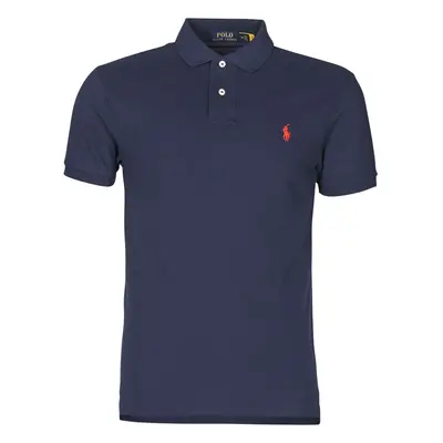 Polo Ralph Lauren POLO AJUSTE SLIM FIT EN COTON BASIC MESH Tmavě modrá