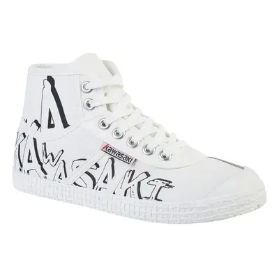 Kawasaki Graffiti Canvas Boot K202415 1002 White Bílá