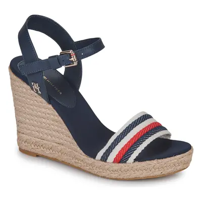 Tommy Hilfiger CORPORATE WEDGE Tmavě modrá