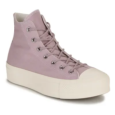 Converse CHUCK TAYLOR ALL STAR LIFT PLATFORM SUMMER UTILITY-LUCID LILAC/V Fialová