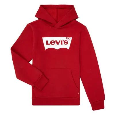 Levis BATWING SCREENPRINT HOODIE Červená