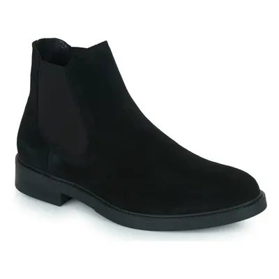 Selected SLHBLAKE SUEDE CHELSEA BOOT Černá