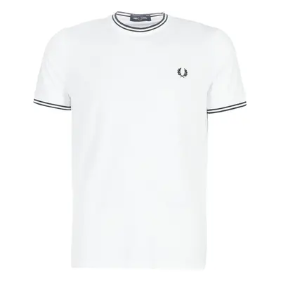 Fred Perry TWIN TIPPED T-SHIRT Bílá