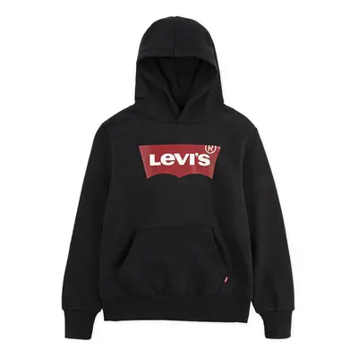 Levis BATWING SCREENPRINT HOODIE Černá