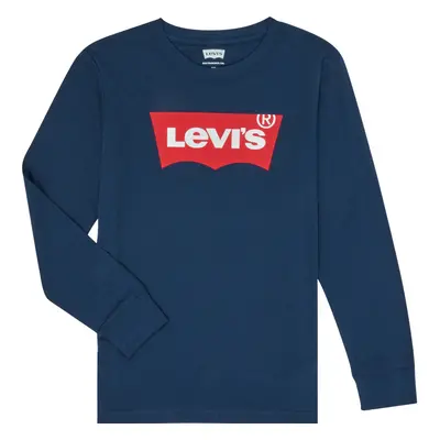 Levis BATWING TEE LS Modrá