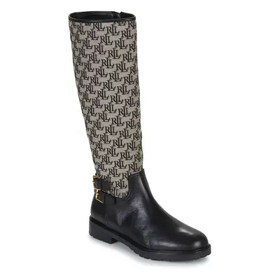 Lauren Ralph Lauren EMELIE-BOOTS-TALL BOOT Černá