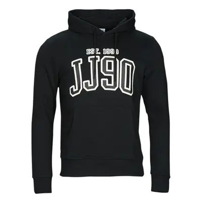 Jack & Jones JJCEMB SWEAT HOOD Černá