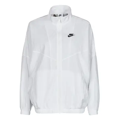 Nike ESSNTL WR WVN JKT Bílá