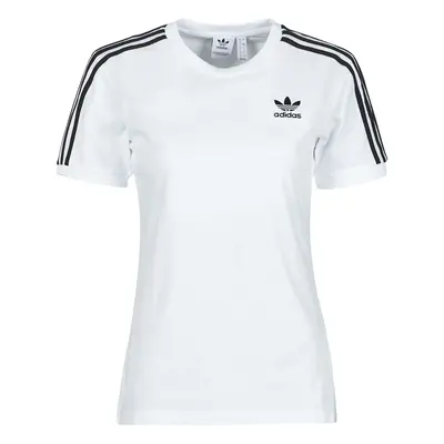 adidas 3 STRIPES TEE Bílá