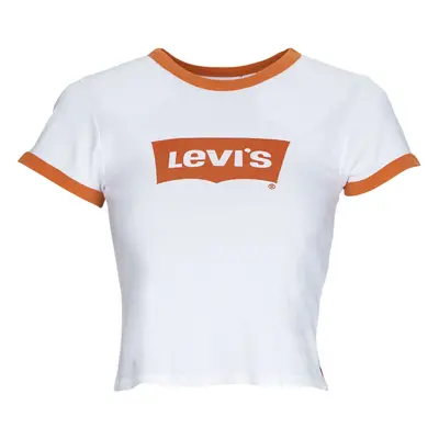 Levis GRAPHIC RINGER MINI TEE Bílá