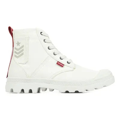 Palladium Pampa Hi Army Bílá