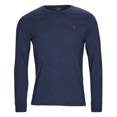 Polo Ralph Lauren K224SC08-LSCNCMSLM5-LONG SLEEVE-T-SHIRT Modrá