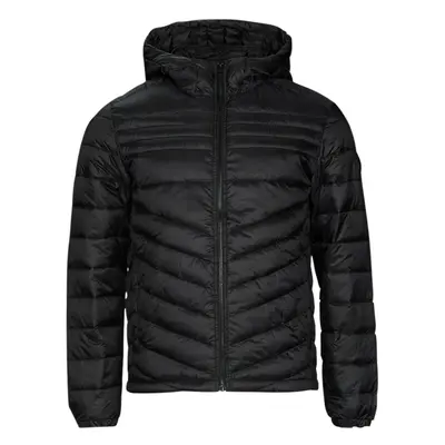 Jack & Jones JJEHERO PUFFER HOOD Černá