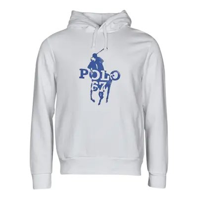 Polo Ralph Lauren G223SC47-LSPOHOODM2-LONG SLEEVE-SWEATSHIRT Bílá